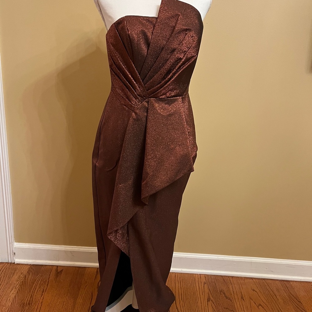 Copper Adrianna papell dress